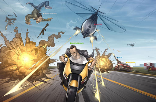 Grand Theft Auto IV - Комикс от Патрика Брауна (завершенный)