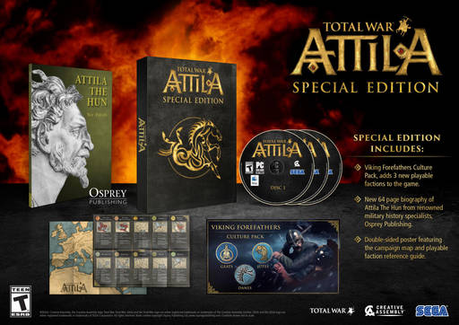 Total War: Rome II - Анонсировано Специальное издание Total War: ATTILA. Special Edition
